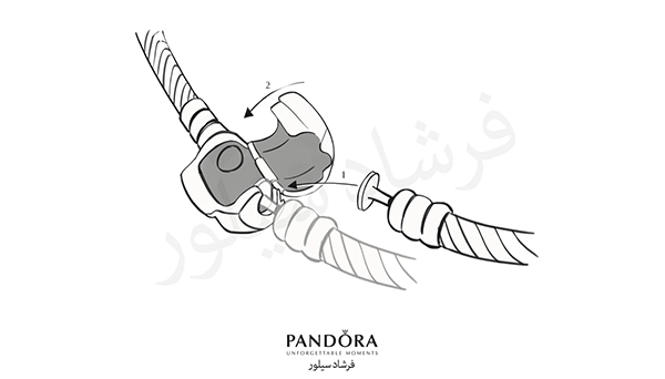 دستبند قفلی پاندورا